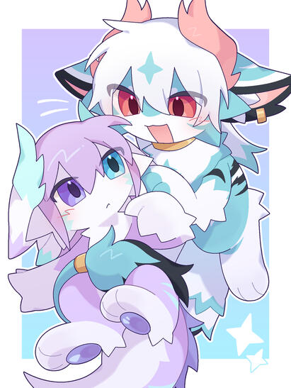 依頼2！絵師さんは@Gyol_0、弟はきなろり